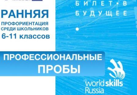 Профессиональные пробы в рамках проекта &amp;quot;Билет в будущее&amp;quot;.